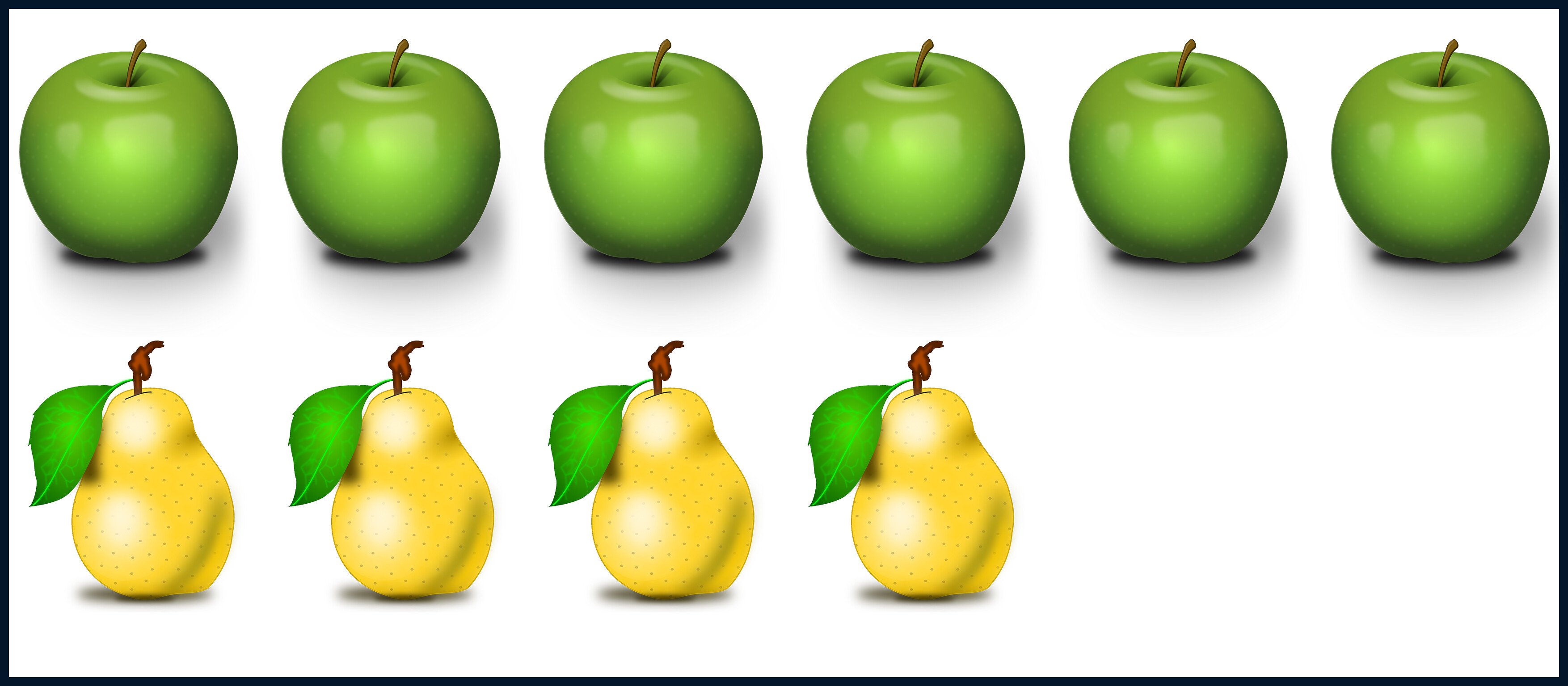 Решаем примеры Сравниваем яблоки и груши