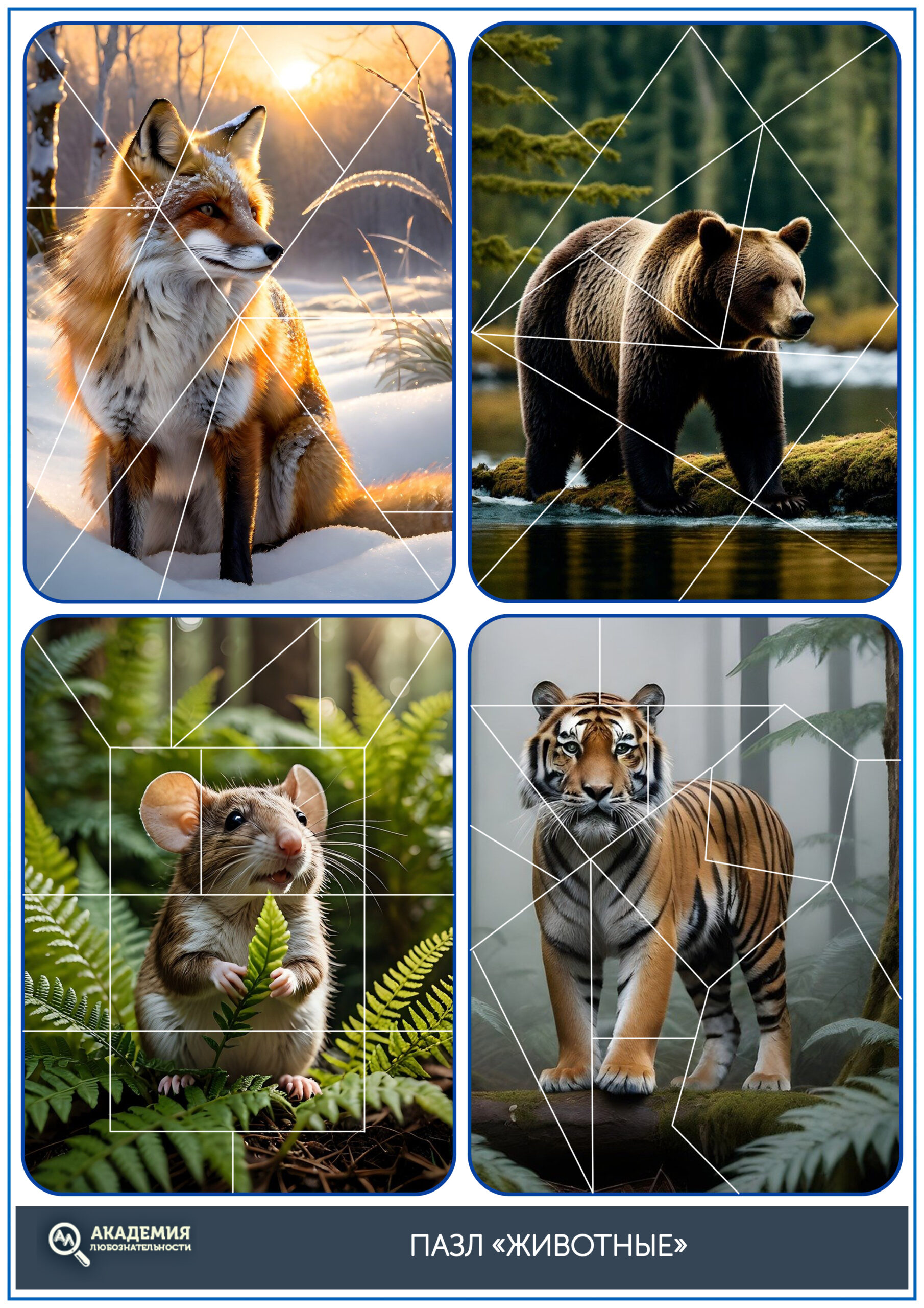 Пазл Животные (4)