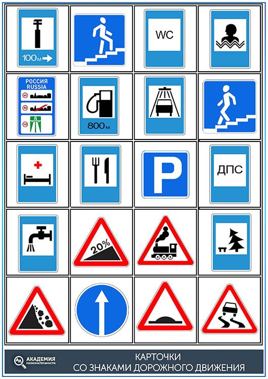 Дорожные знаки для детей 2
