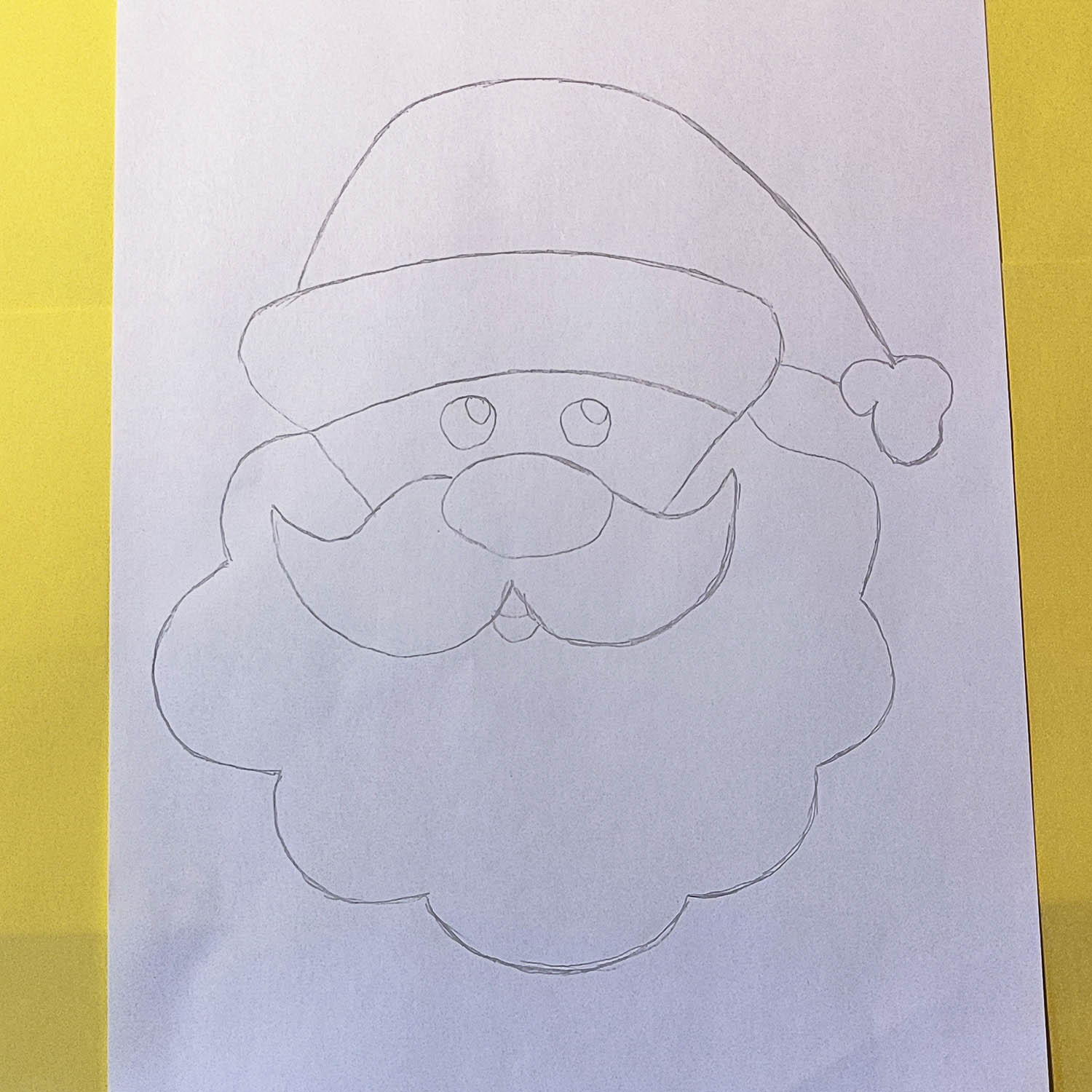 Дед Мороз из бумаги. Шаг 2