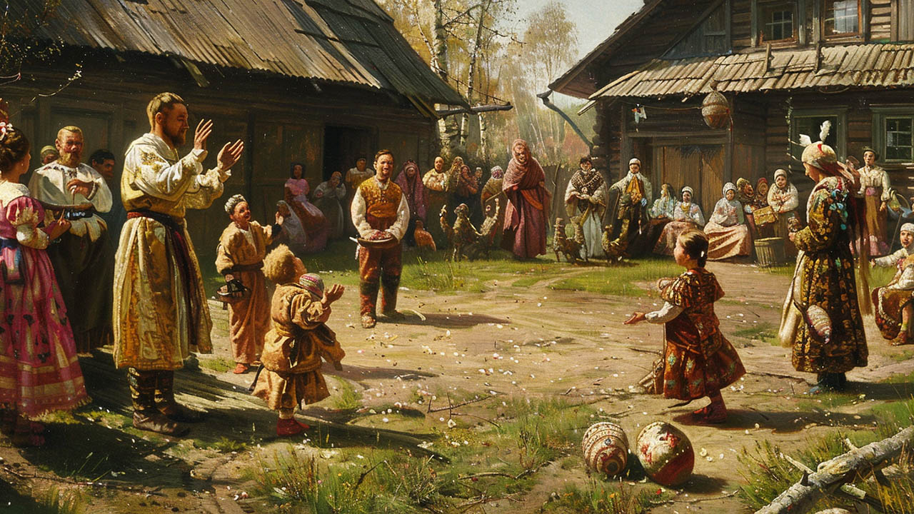 Как праздновали Пасху на Руси
